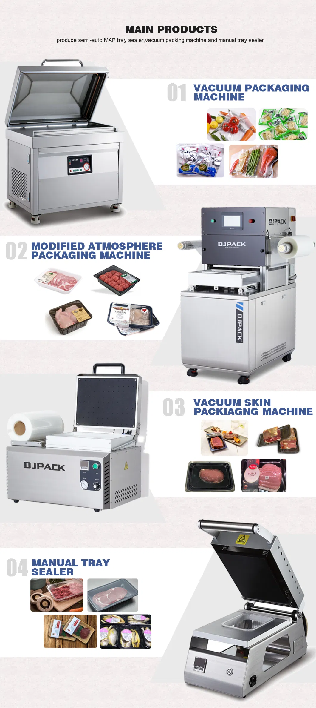 Table Top Vacuum Packaging Machine with Ce Certification (DZ-260/O)